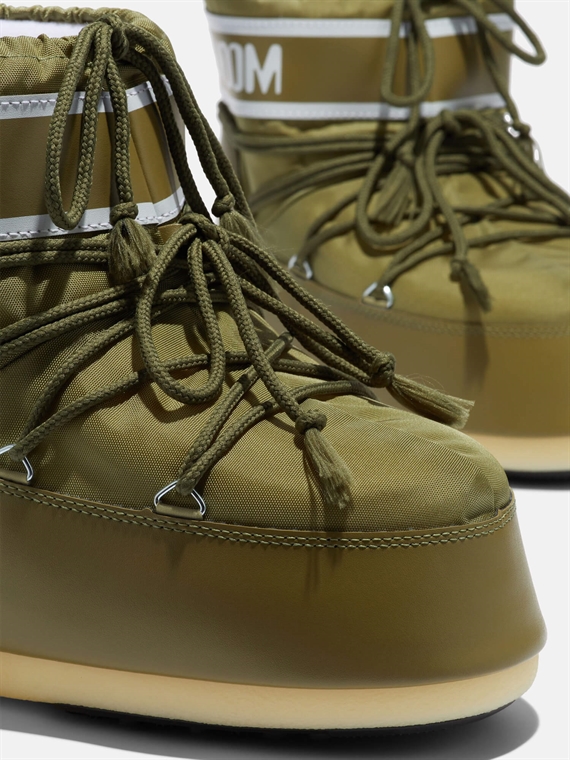 Moon Boot Icon Low Khaki Nylon Boots